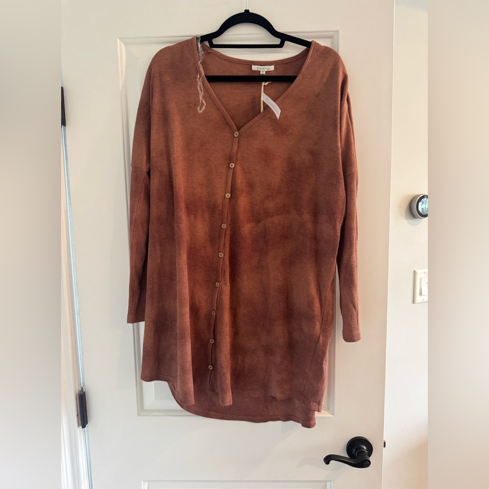 Z Supply Brown Dress with Elegant Design
